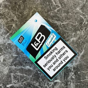 L&B Blue Crushball cigarettes