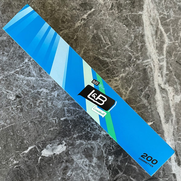 L&B Blue Crushball cigarettes
