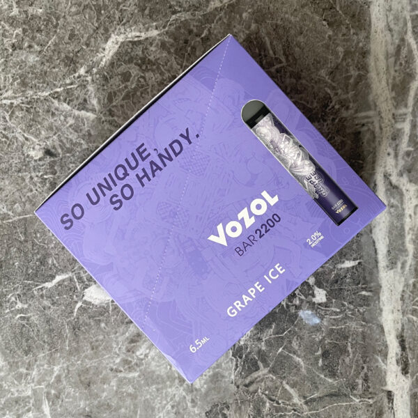 Vozol Bar 2200 Disposable Vape - Grape Ice