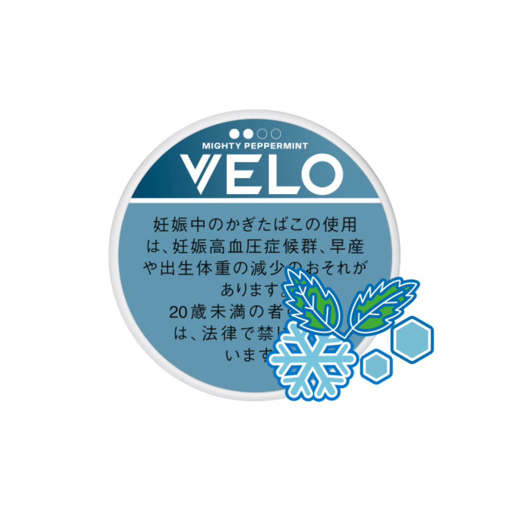 VELO Mighty Peppermint Intense 🍂 ‣ Worldwide Shipping 🚀