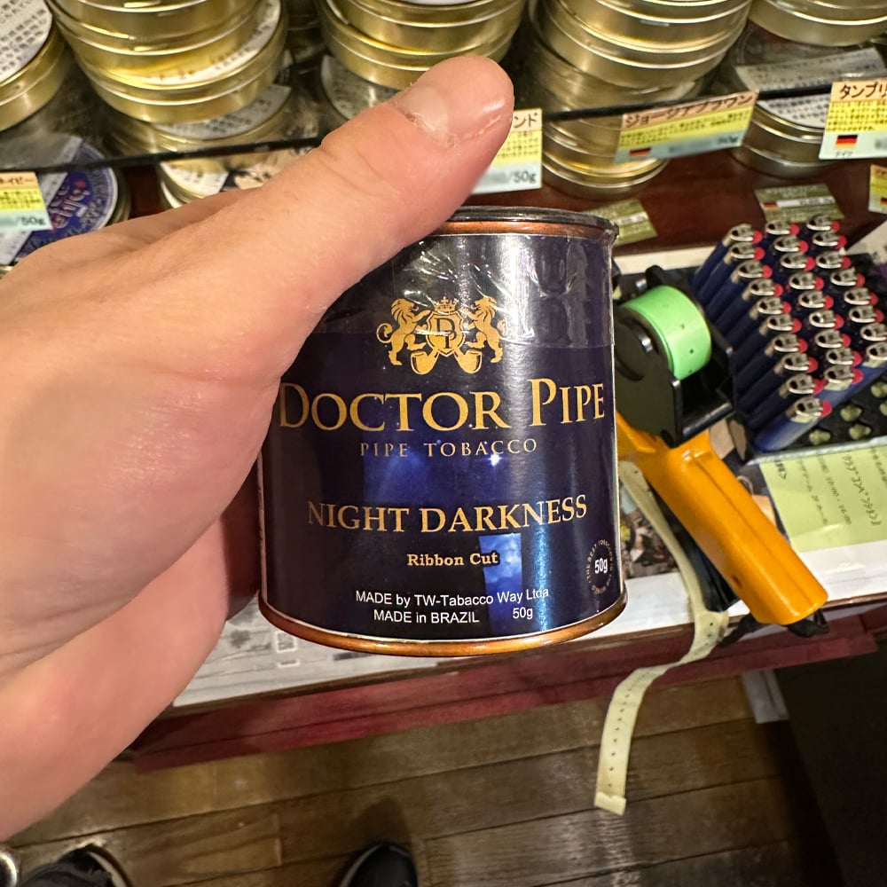 Doctor Pipe Night Darkness 50g Tin 🍂 ‣ Worldwide 🚀