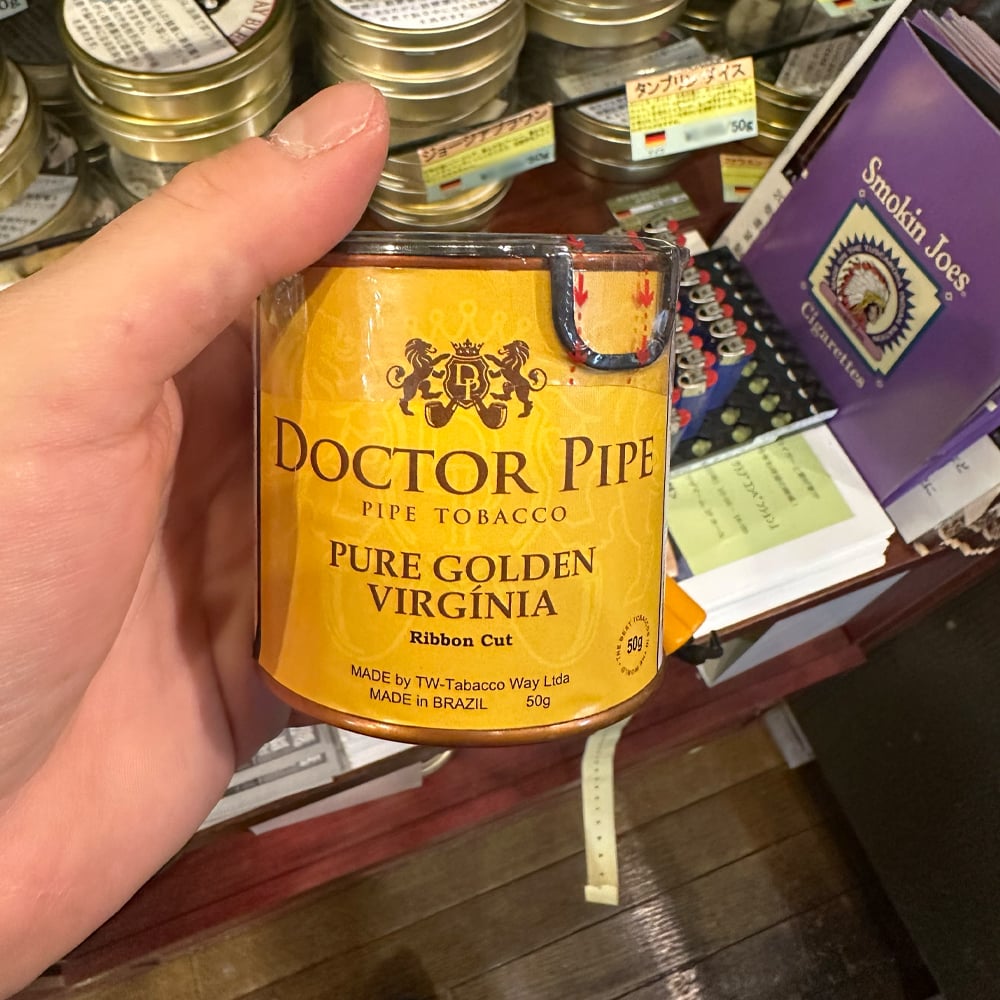 Doctor Pipe Pure Golden Virginia 50g Tin 🍂 ‣ Worldwide 🚀