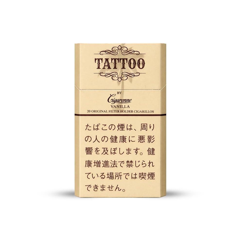 Cigaronne Tattoo Vanilla 🍂 ‣ Worldwide Shipping 🚀
