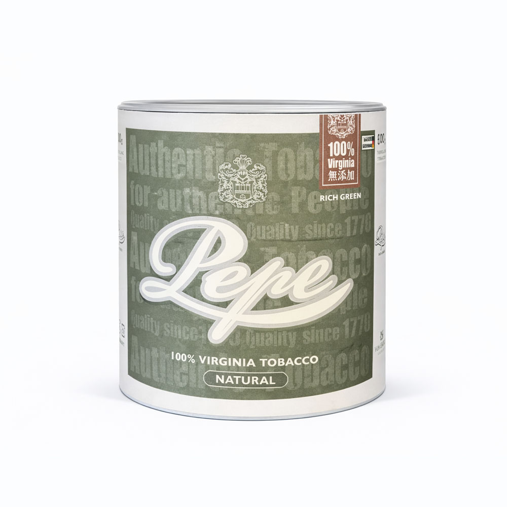 Pepe Rich Green 100g Can 🍂 ‣ Worldwide Shipping 🚀