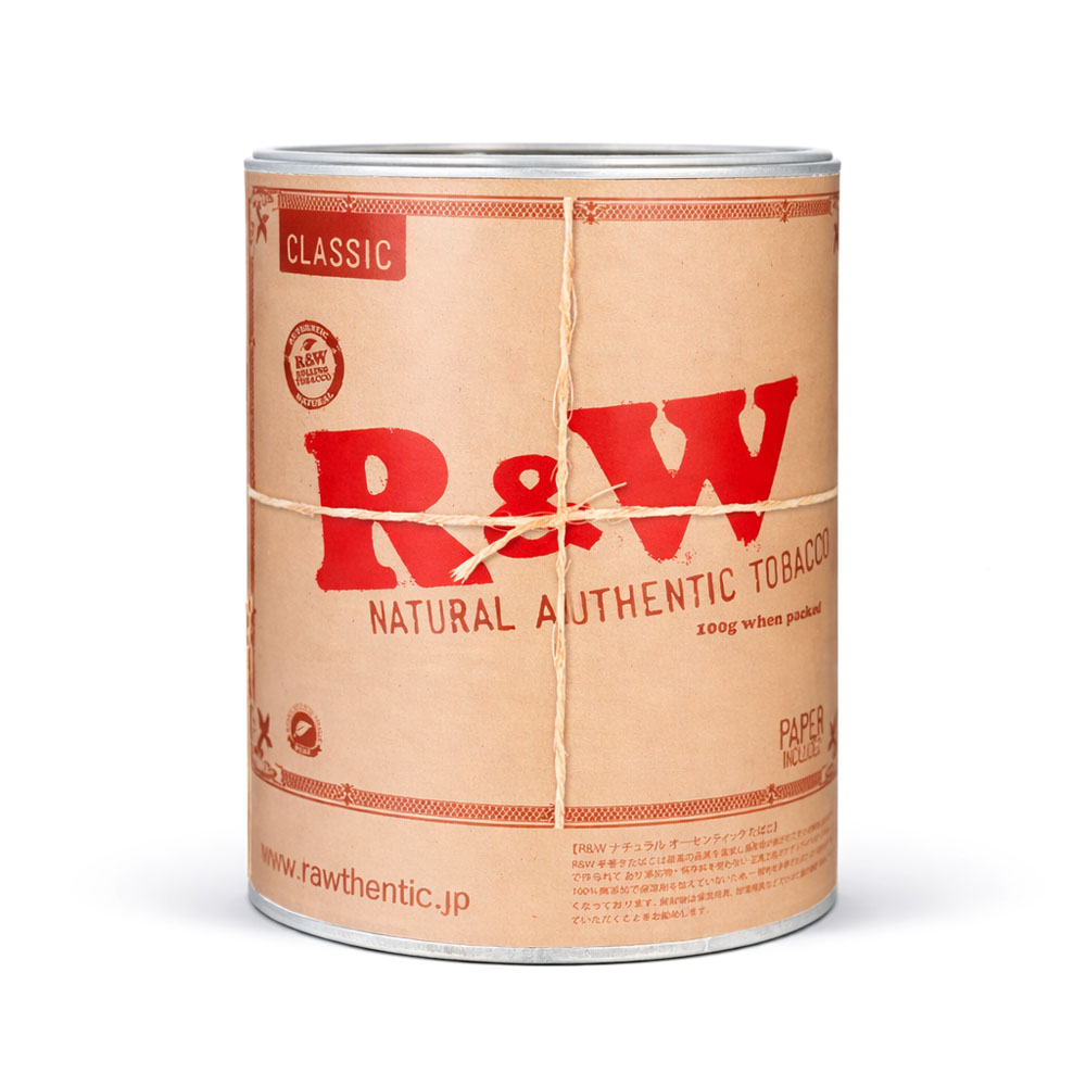 RAW Classic 100g (Tin) 🍂 ‣ Duty Free Price ‣ Only €30👍